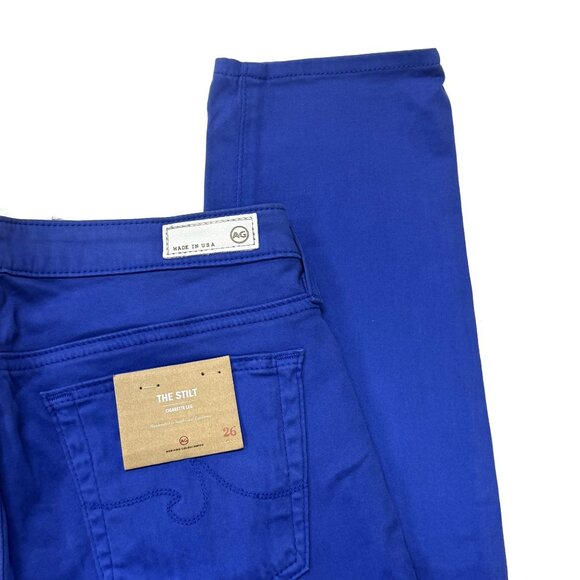 AG Adriano Goldschmeid The Stilt Cigarette Leg Jeans Womens 26 Blue NWT USA - Picture 13 of 13